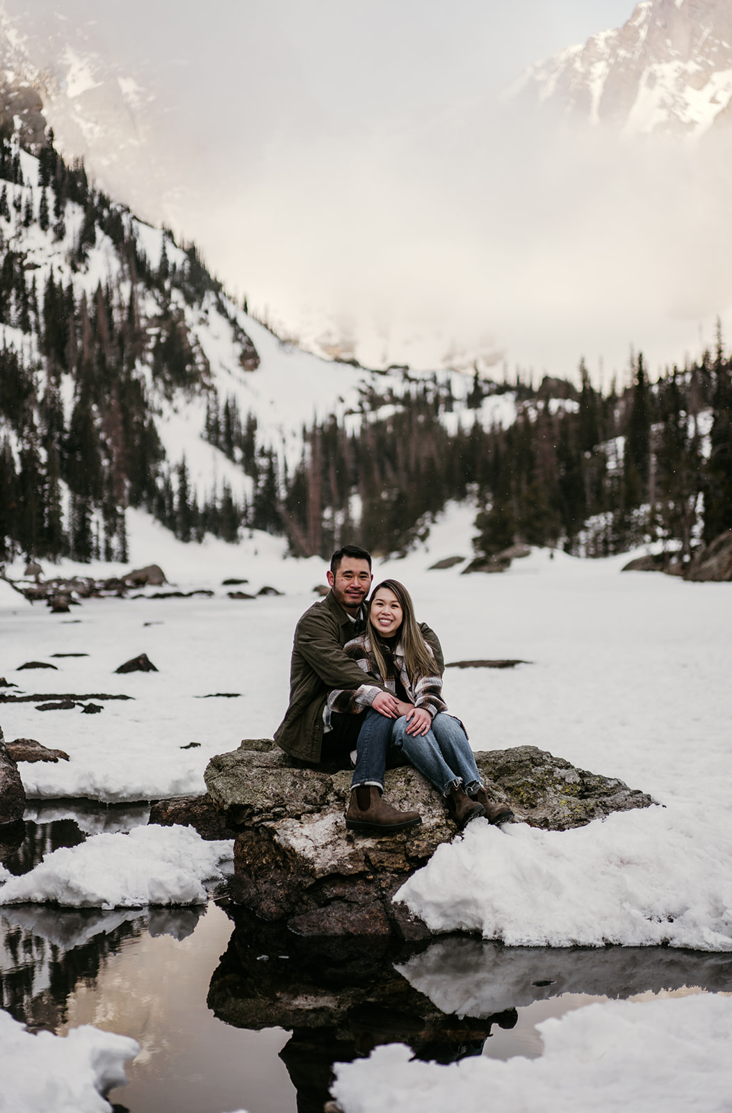 winter engagement session ideas