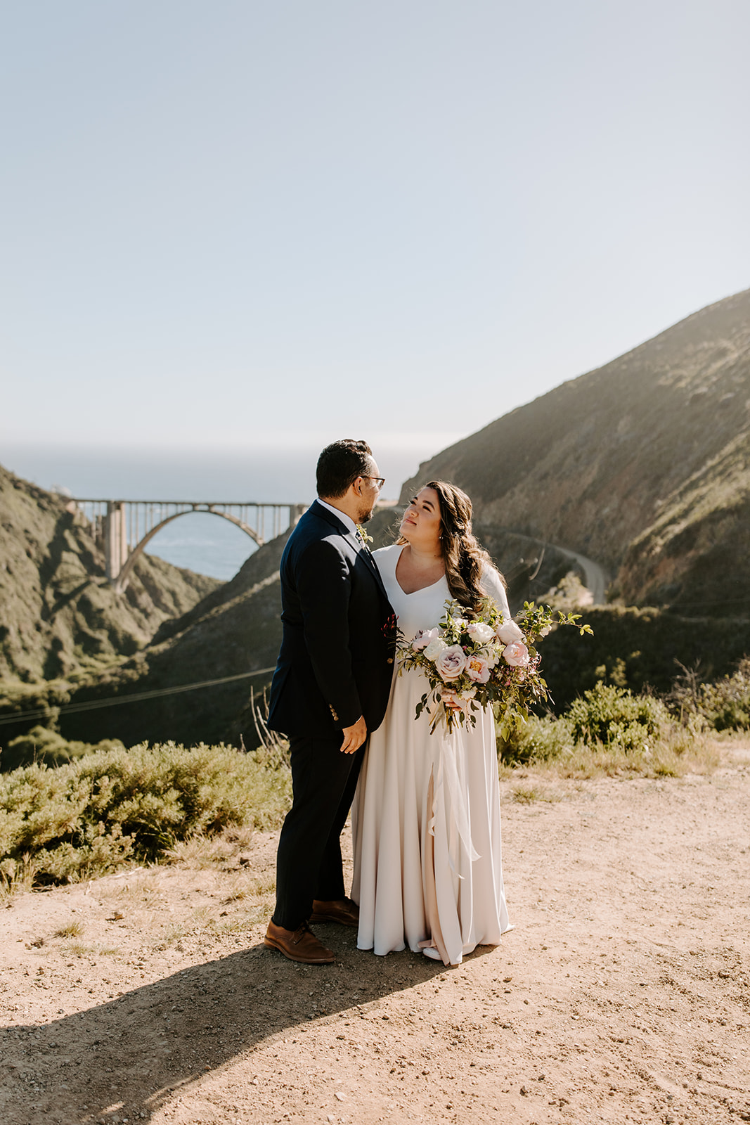 Couple who eloped in Big Sur had portraits at Bixby Bridge