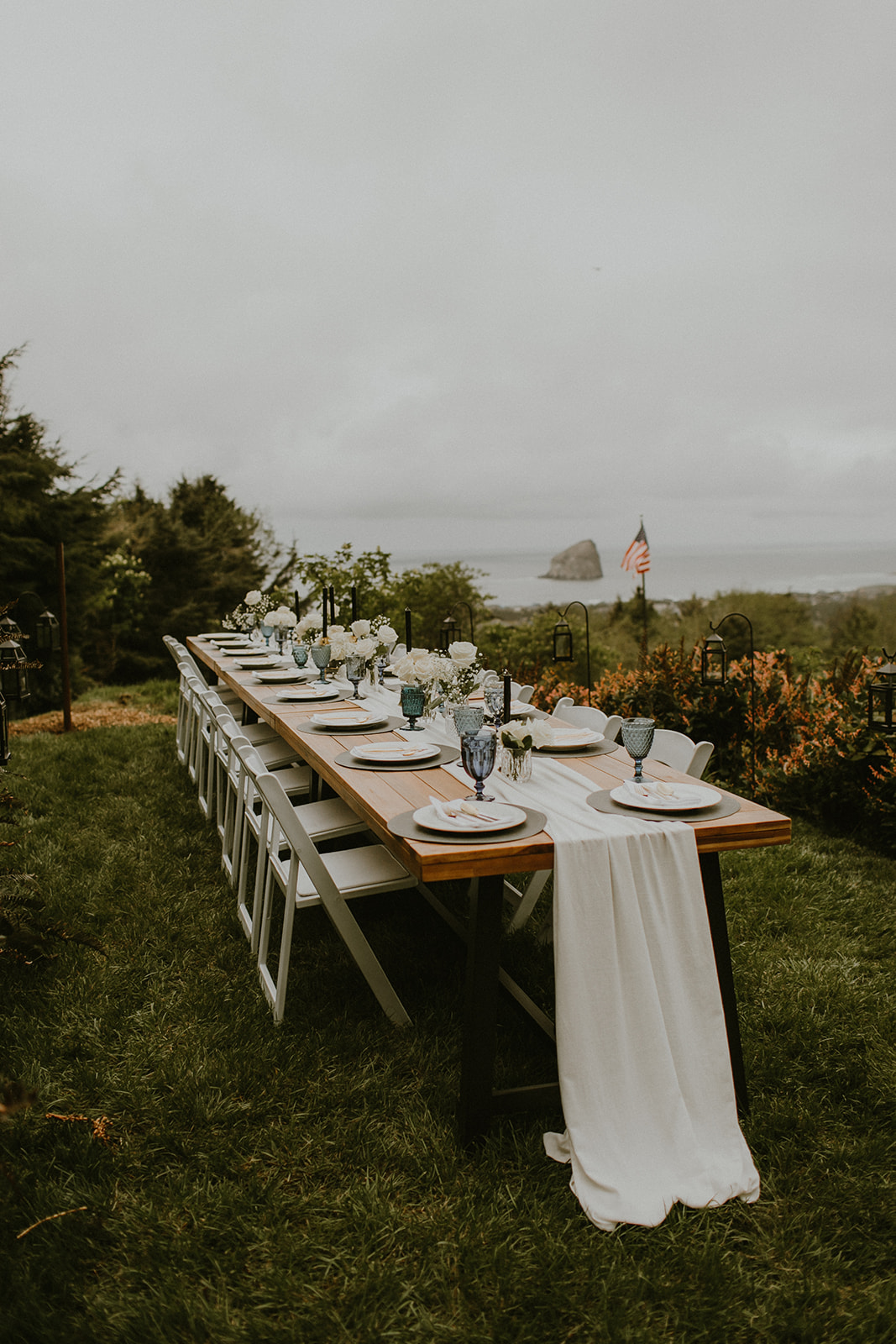 Oregon Backyard Wedding Reception