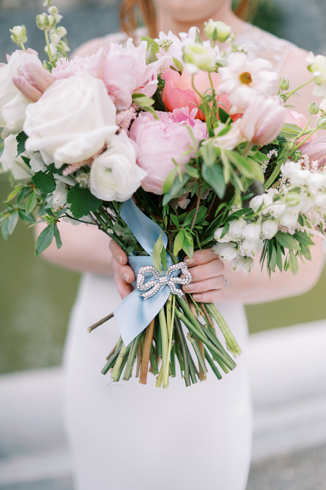 spring bridal bouquet at biltmore estate
