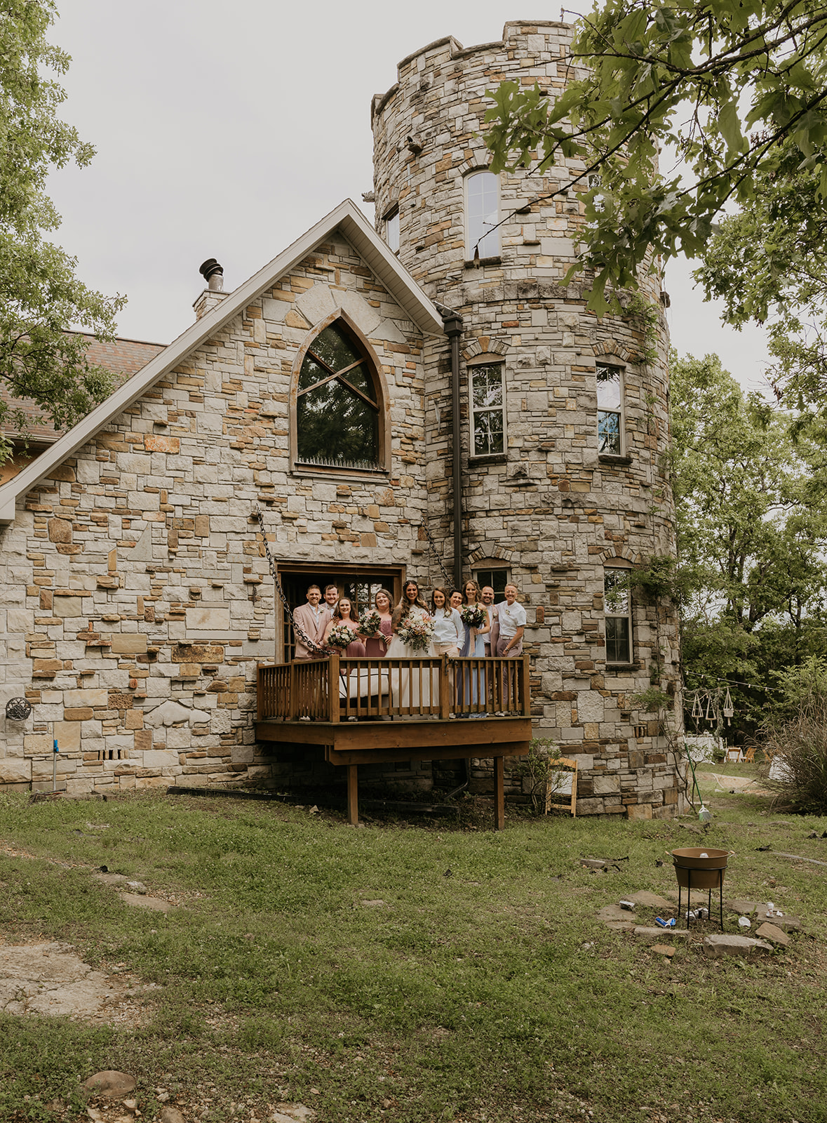 LGBTQ+ micro wedding eureka springs Arkansas family photo