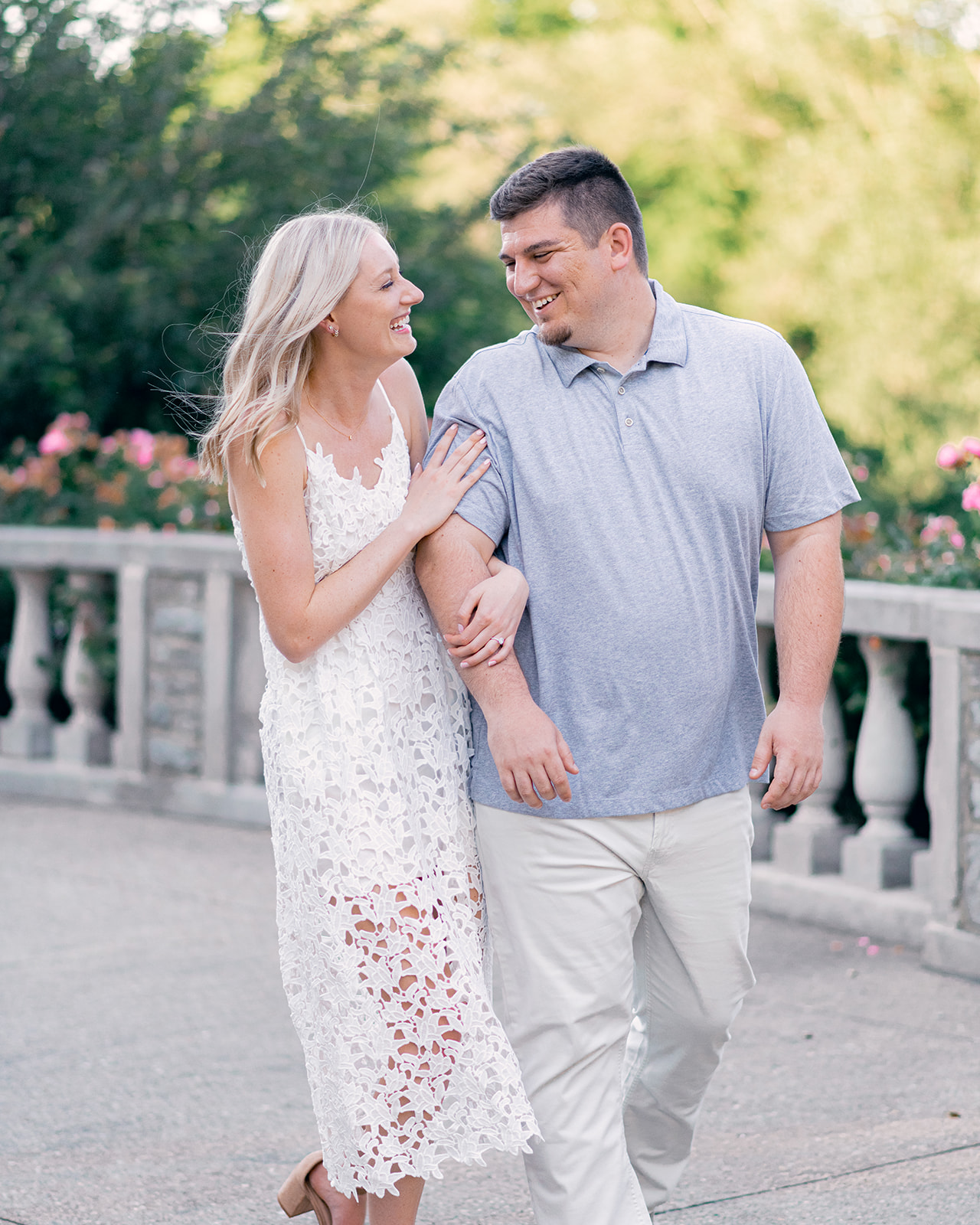 Engagement session in Ault Park