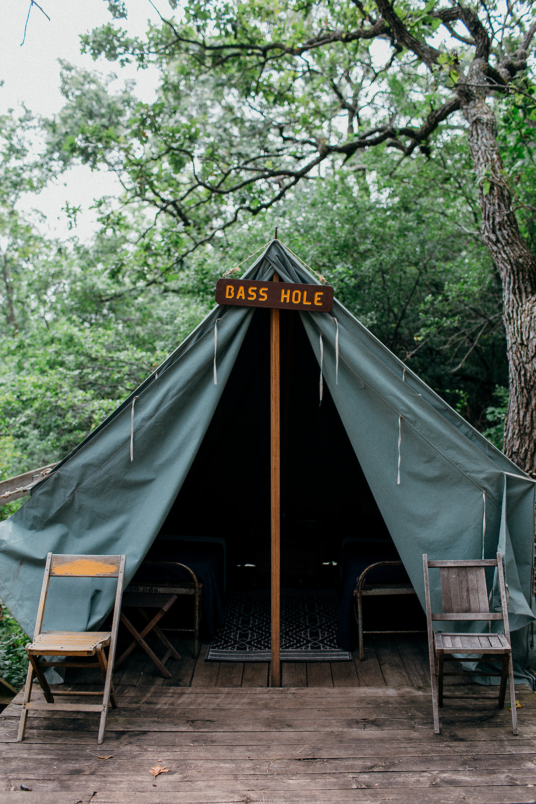 Tent Airbnb at Camp Wandawega