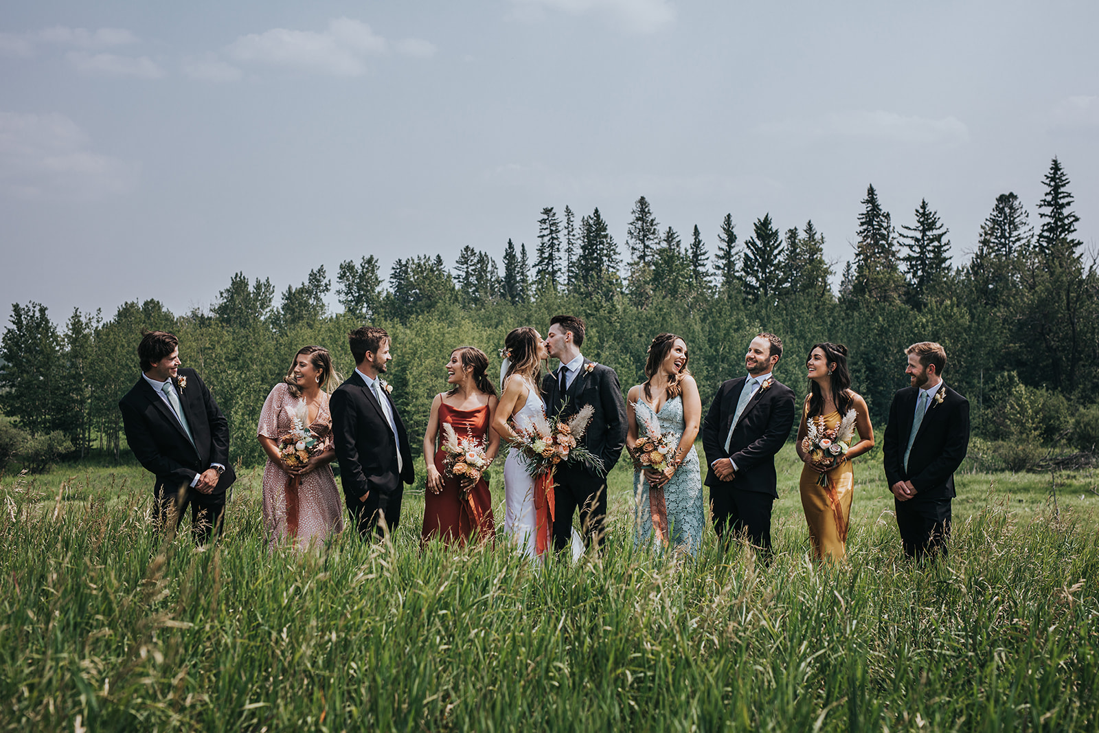 Lake House Calgary Boho Wedding