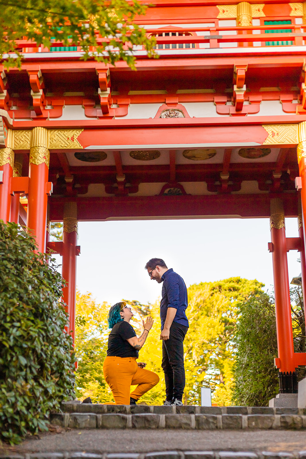 nonbinary queer couple proposal