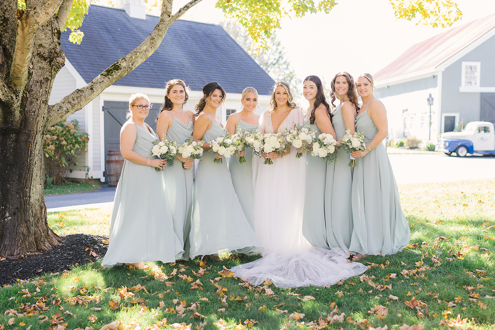 Riverwinds farm and estate Saco Maine Wedding bridesmaids