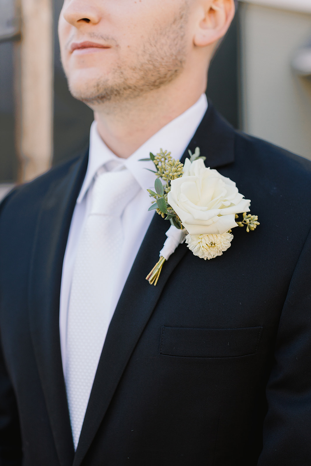 Riverwinds farm and estate Saco Maine Wedding boutonniere
