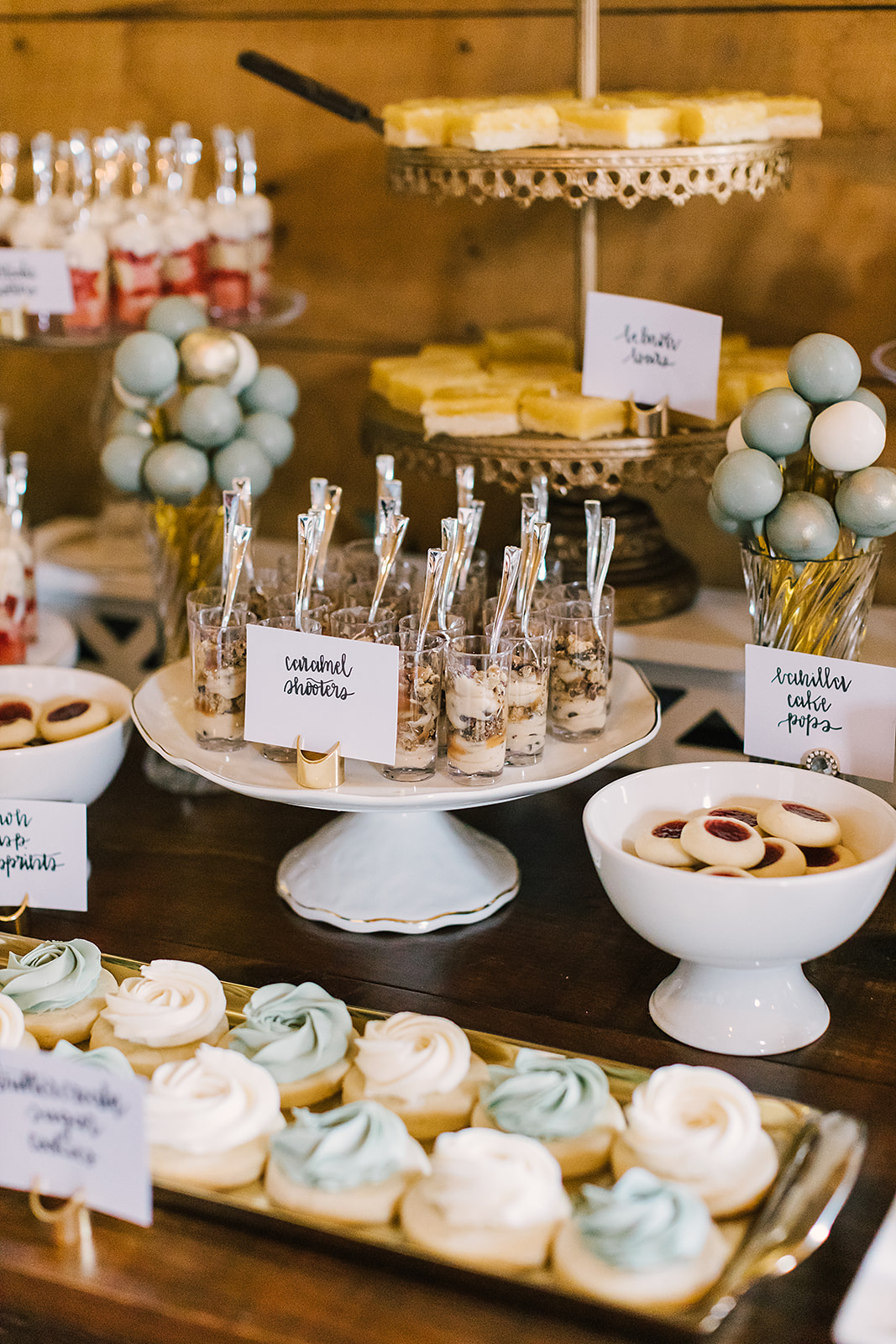 Riverwinds farm and estate Saco Maine Wedding reception details barn long tables desserts