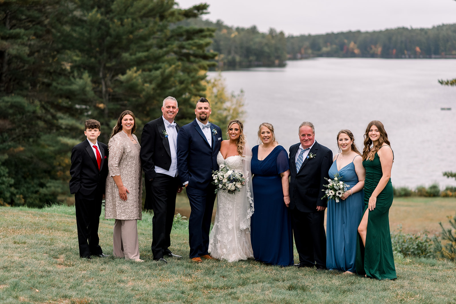 A Barn wedding at Bear Mountain Inn in Maine overlooking Bear Pond. 

Molly Breton + Co.