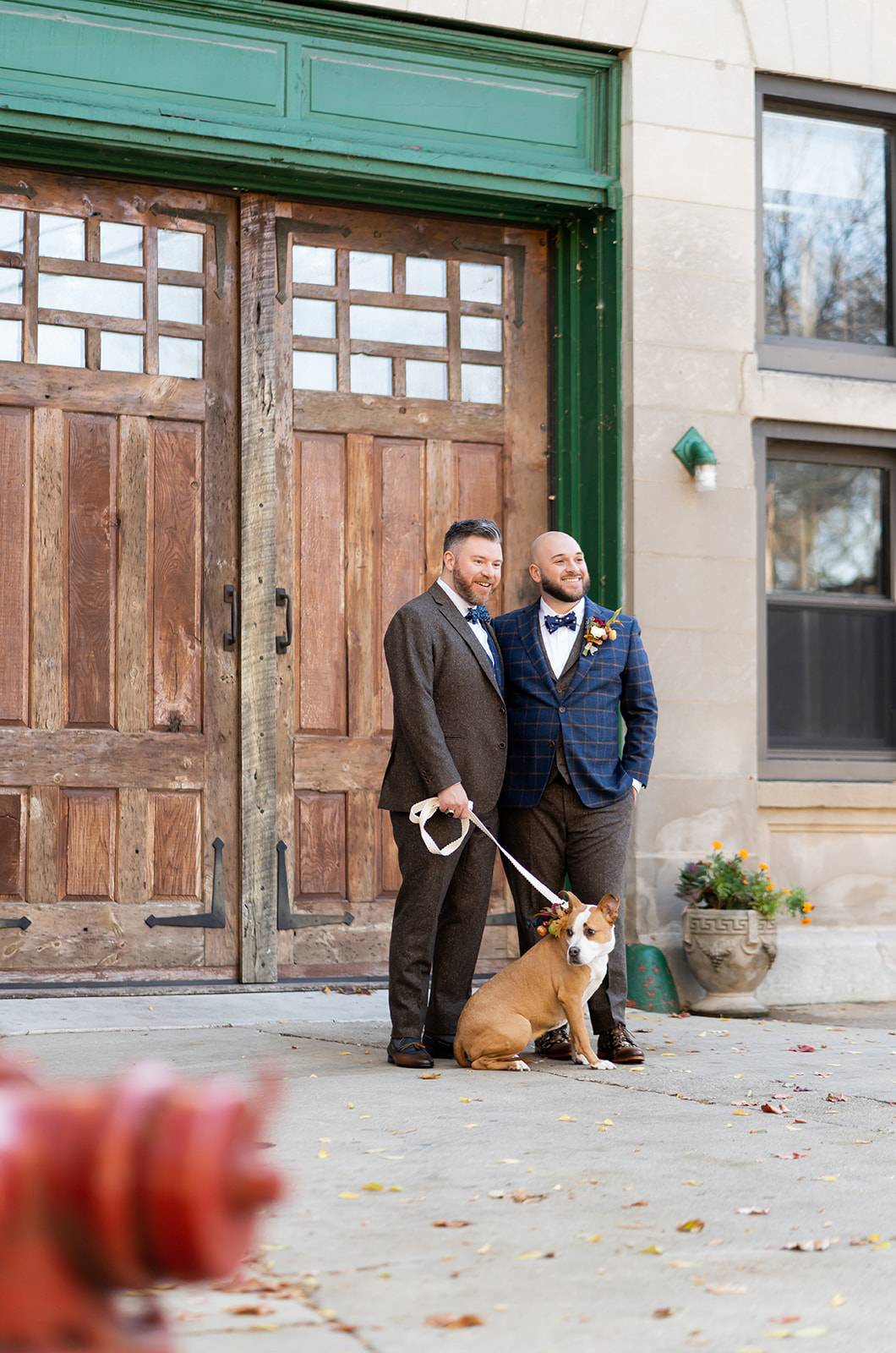Intimate Firehouse Chicago Fall Wedding