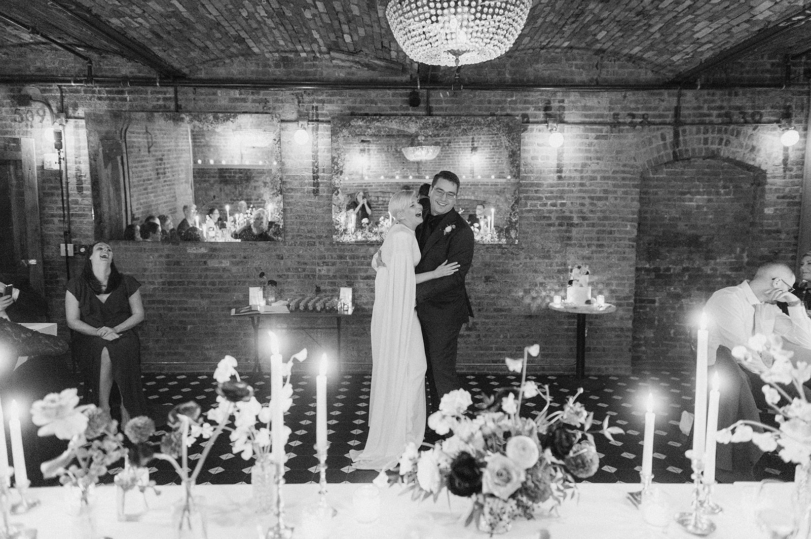 Classic black and white wedding photography in New York City