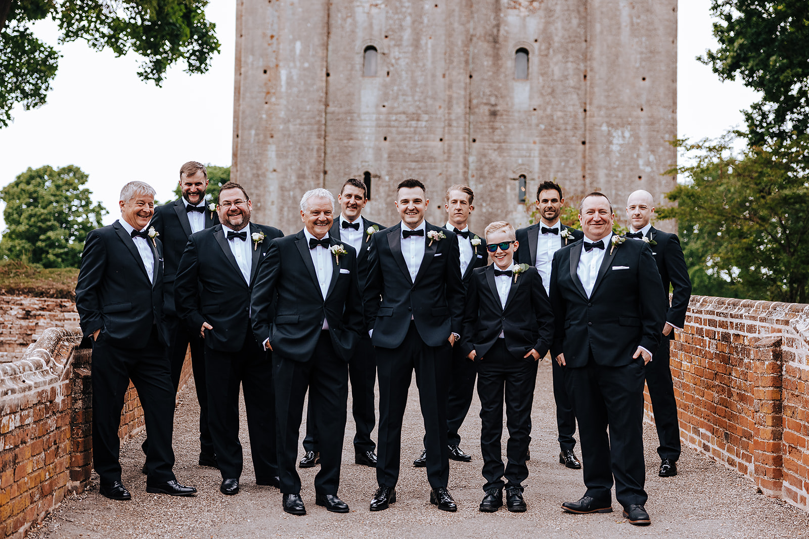 Hedingham Castle groom prep | Alex Buckland Photography