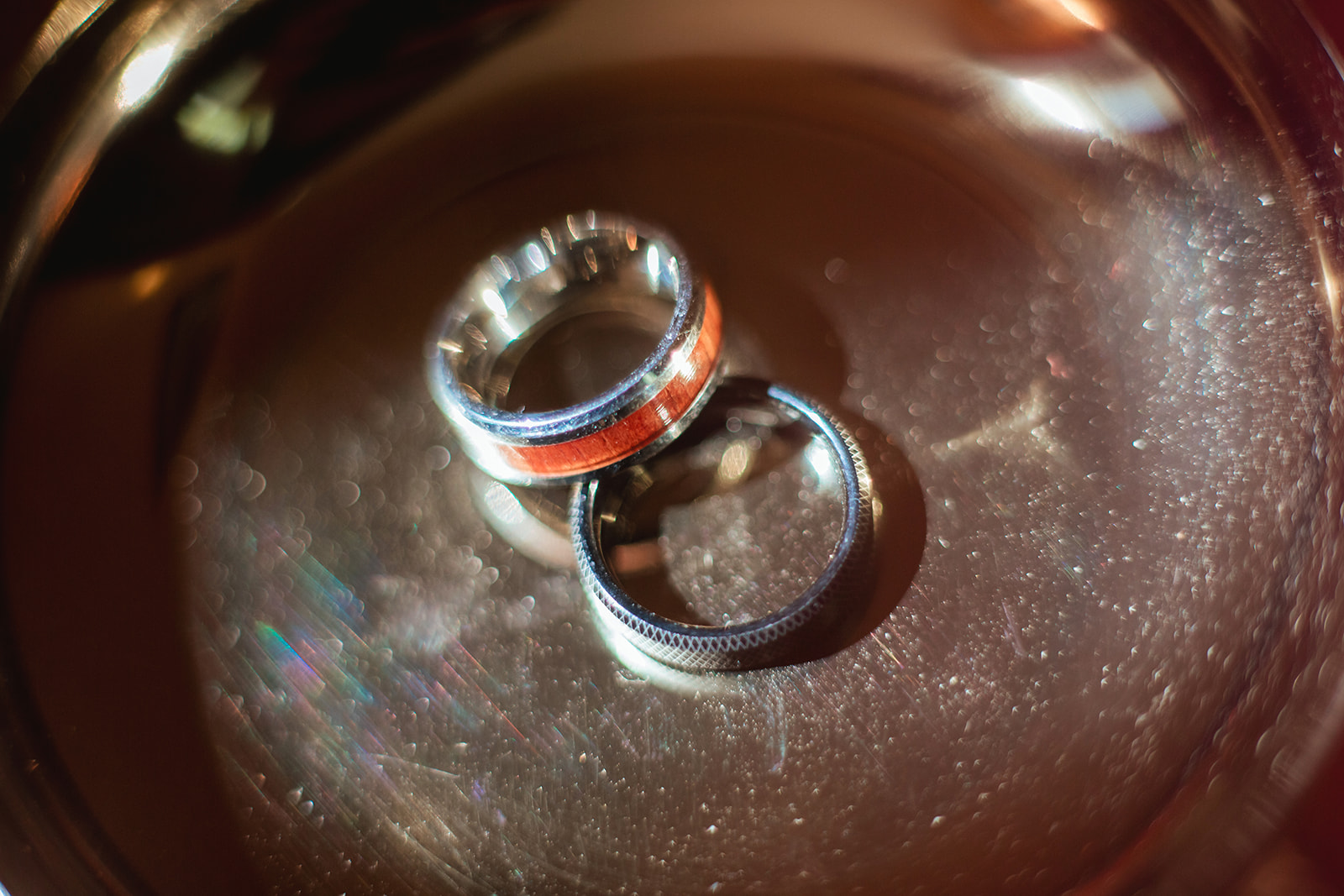 wedding rings in dish