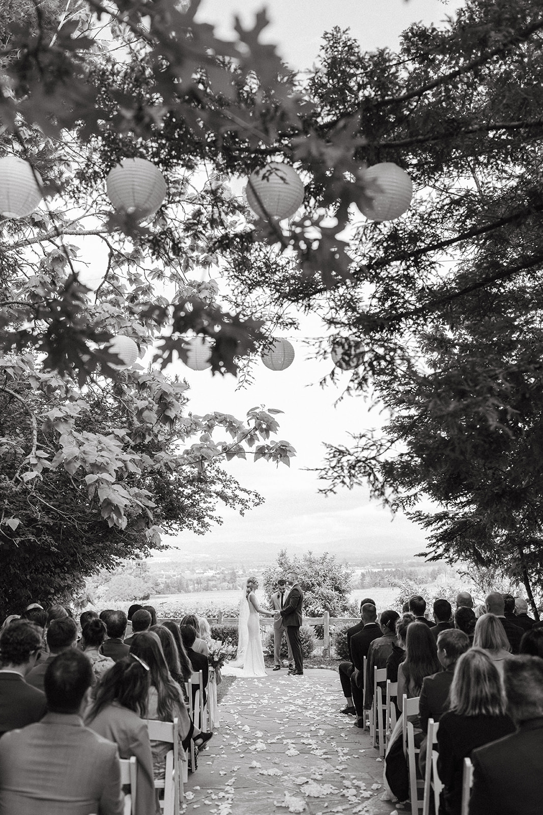 Wedding at Vine Hill House in Sebastopol wedding ceremony