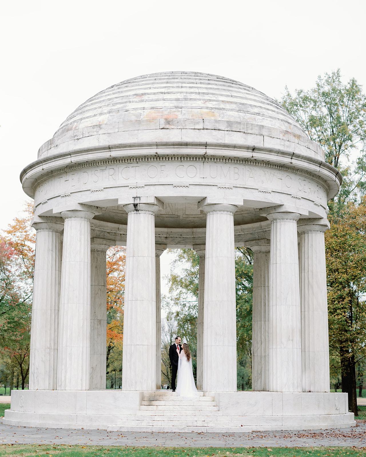 DC War Memorial Intimate wedding