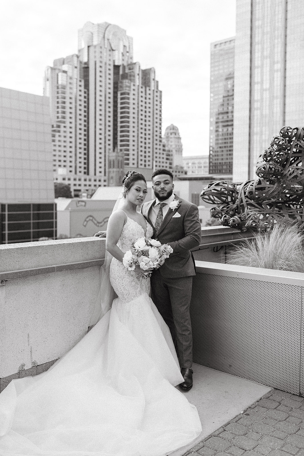 A couple who got married in Downtown San Francisco