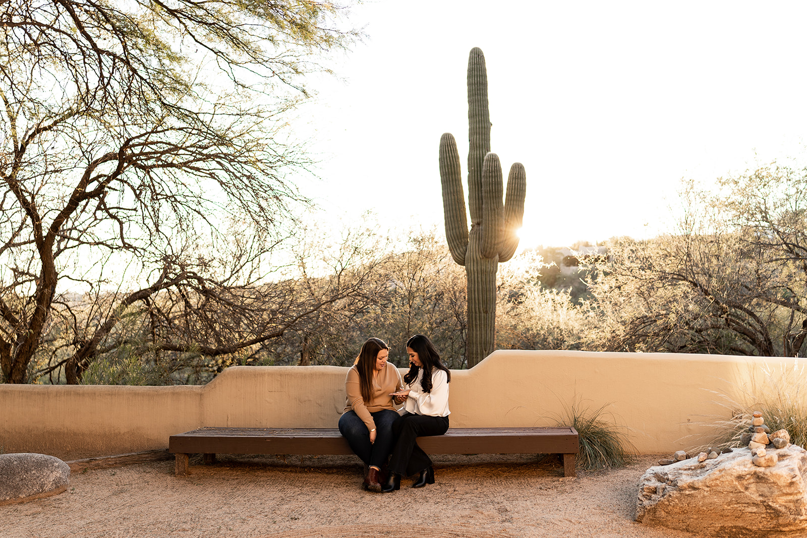 miraval arizona resort proposal photo shoot