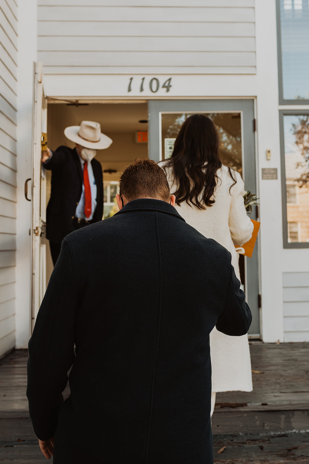 Diana and Alvaro at their downtown Austin Courthouse Elopement