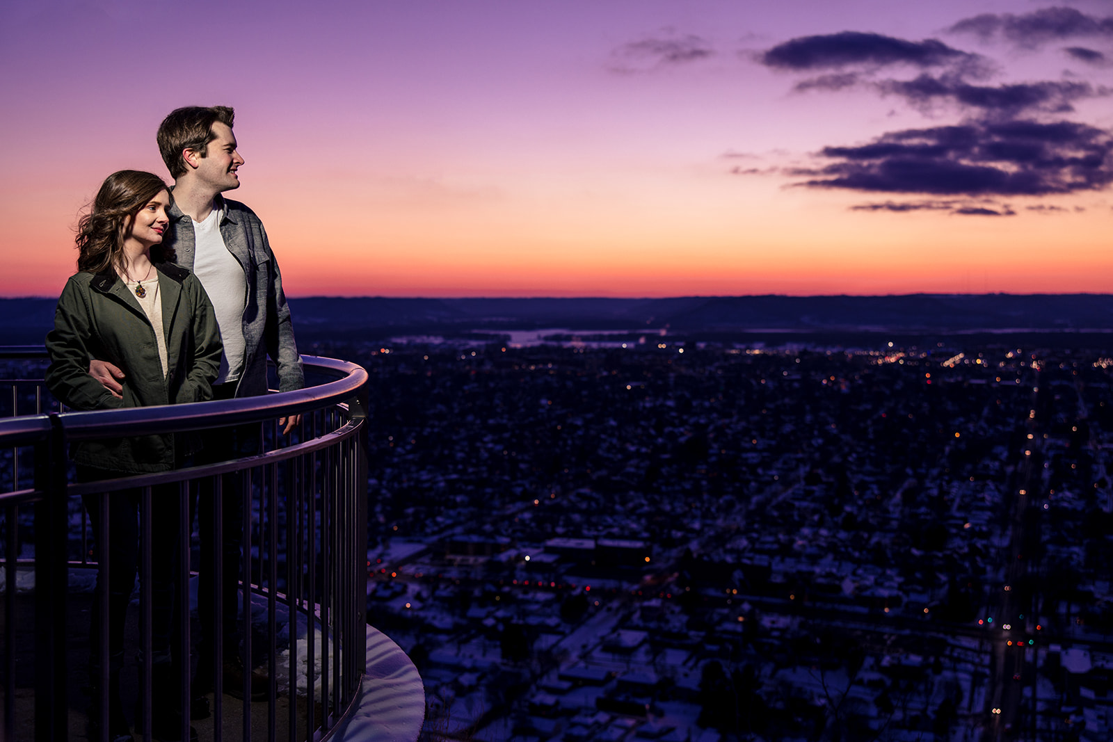 Grandad Bluff Magic: Lindsay and Greg's Engagement Session by Jeff Wiswell of J.L. Wiswell Photography, Onalaska, WI
