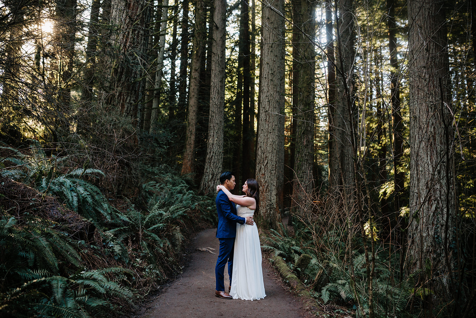 Hoyt Arboretum Redwood Deck elopement Portland, Oregon