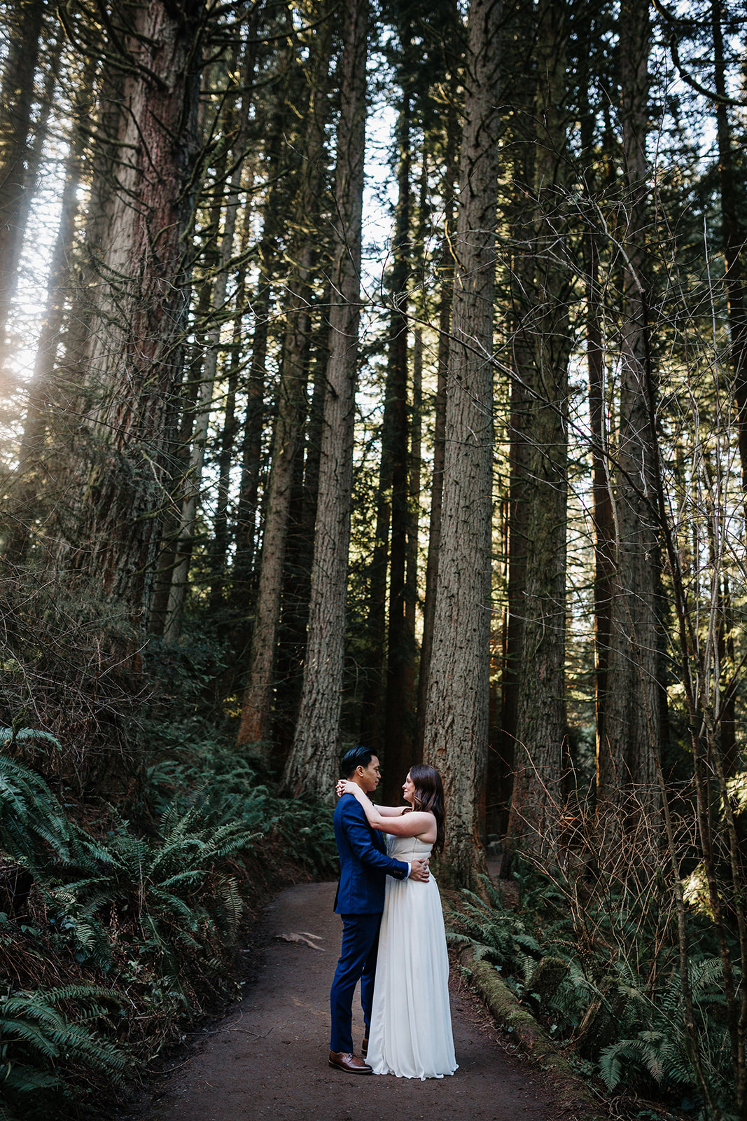 Hoyt Arboretum Redwood Deck elopement Portland, Oregon