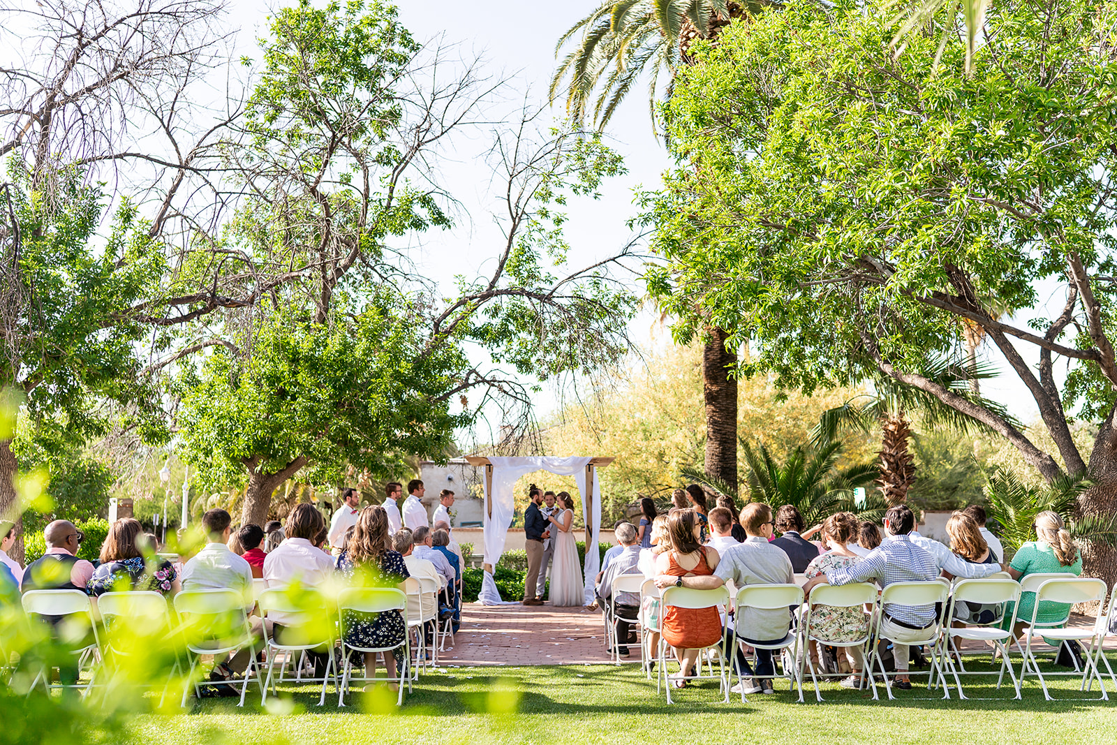 tucson museum of art wedding ceremony outdoors