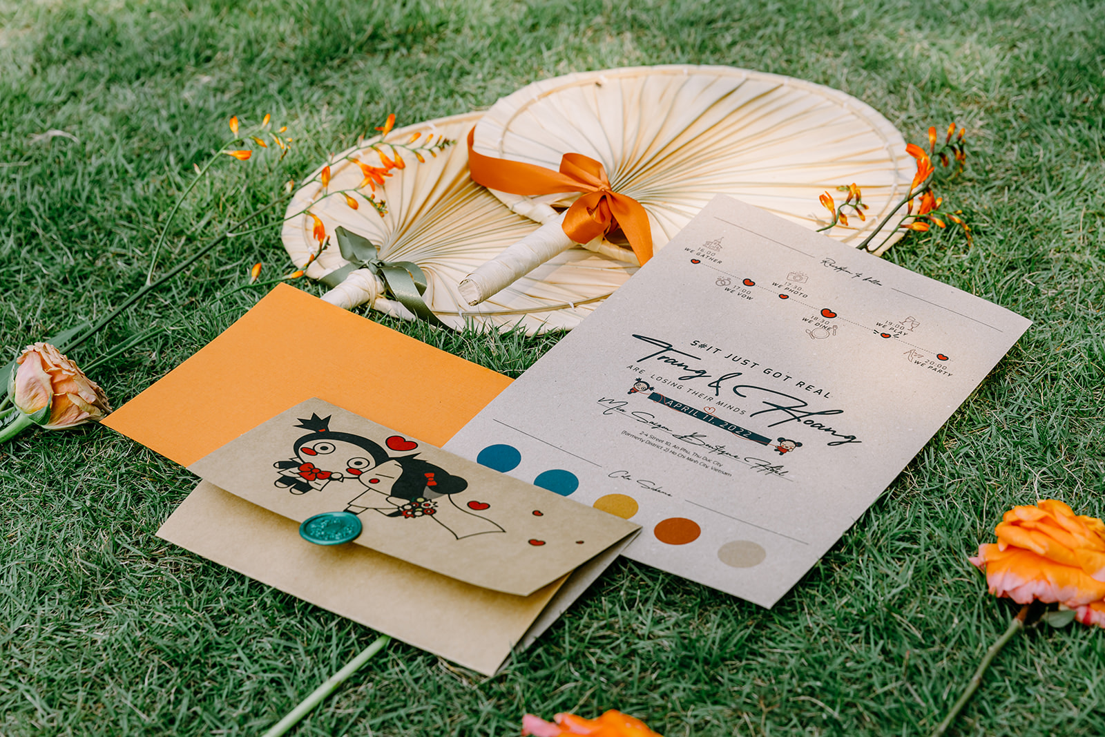 Tropical Stationery Flatlay photography