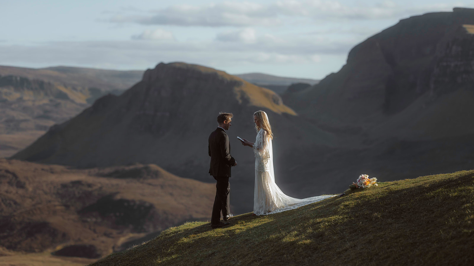 Kara and Andy's Isle of Skye elopement ceremony was a beautiful and intimate affair.