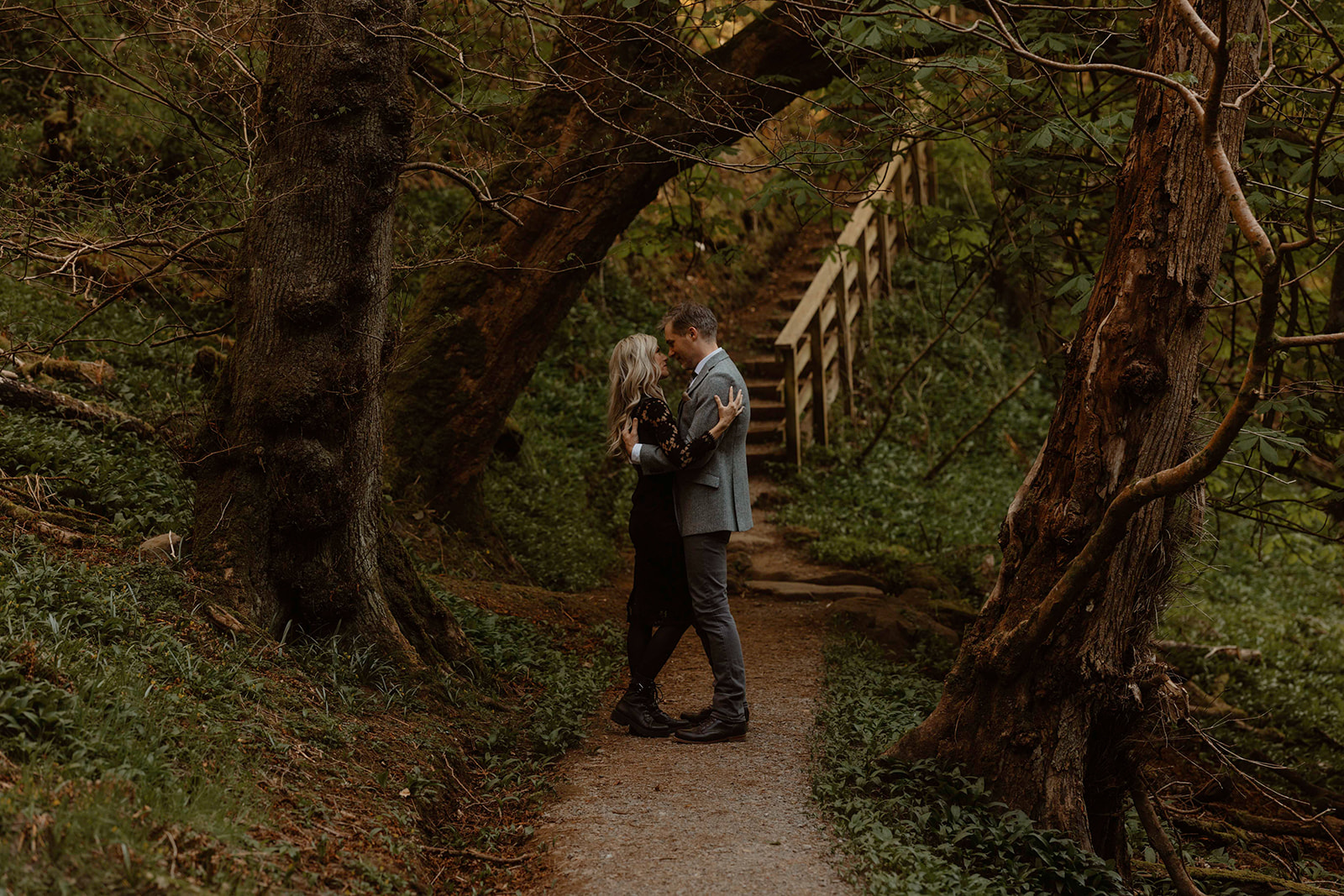 Kara and Andy shared an intimate moment during their Isle of Skye elopement