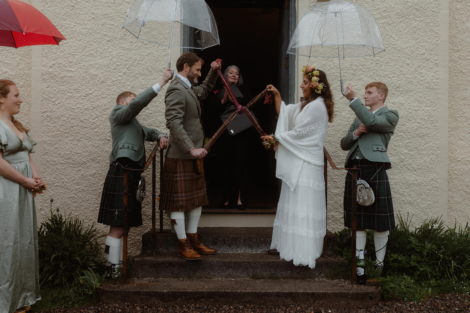 Rebecca and Simon shared their vows to each other during their Isle of Skye elopement ceremony.