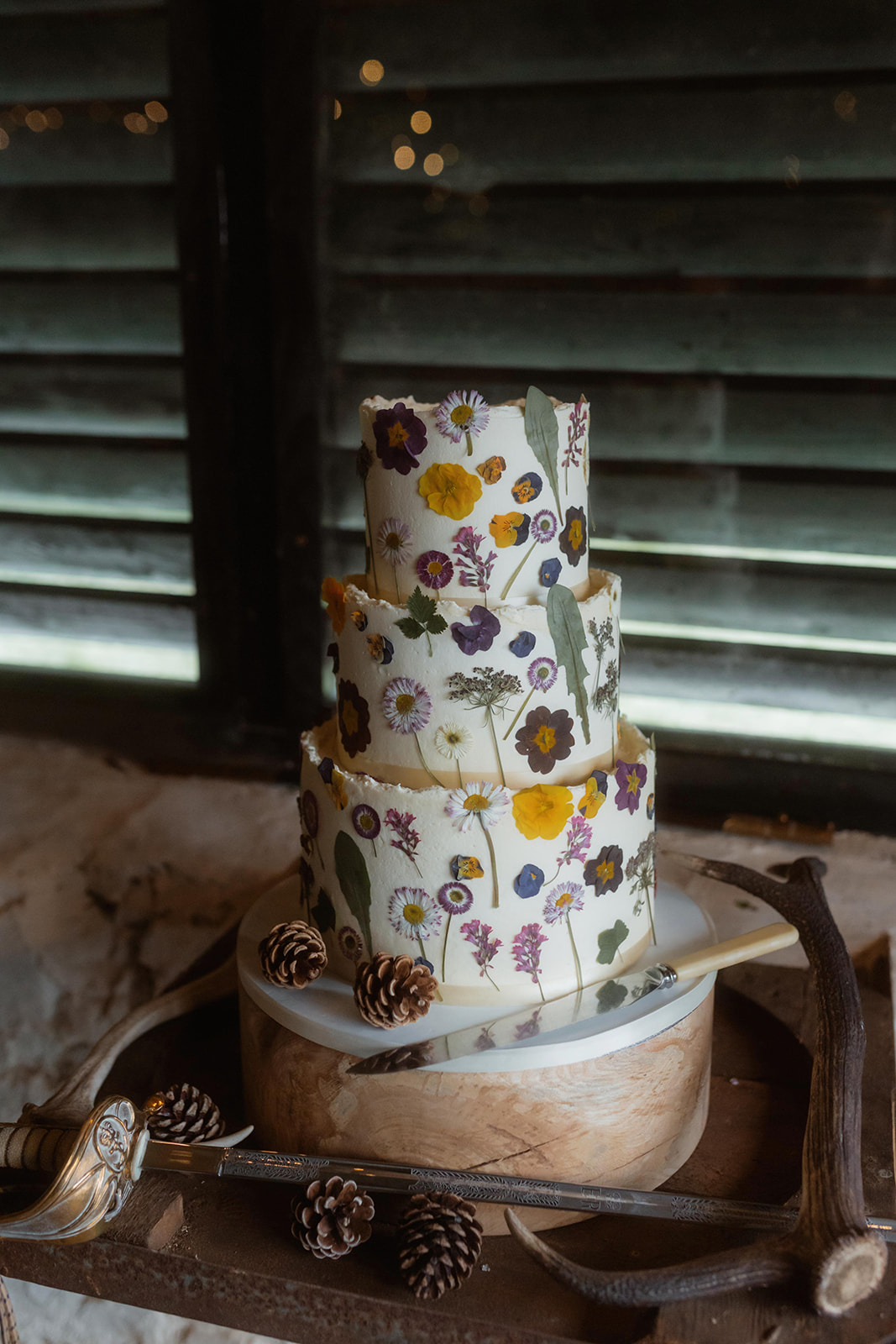 Rebecca and Simon's cake during their Isle of Skye elopement