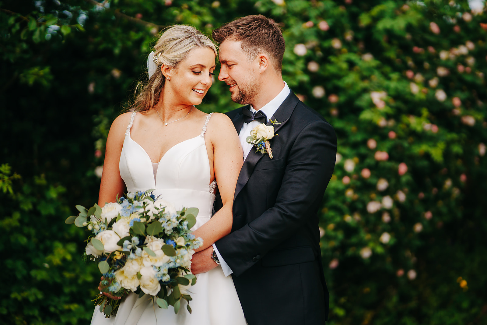 hornington manor wedding portrait