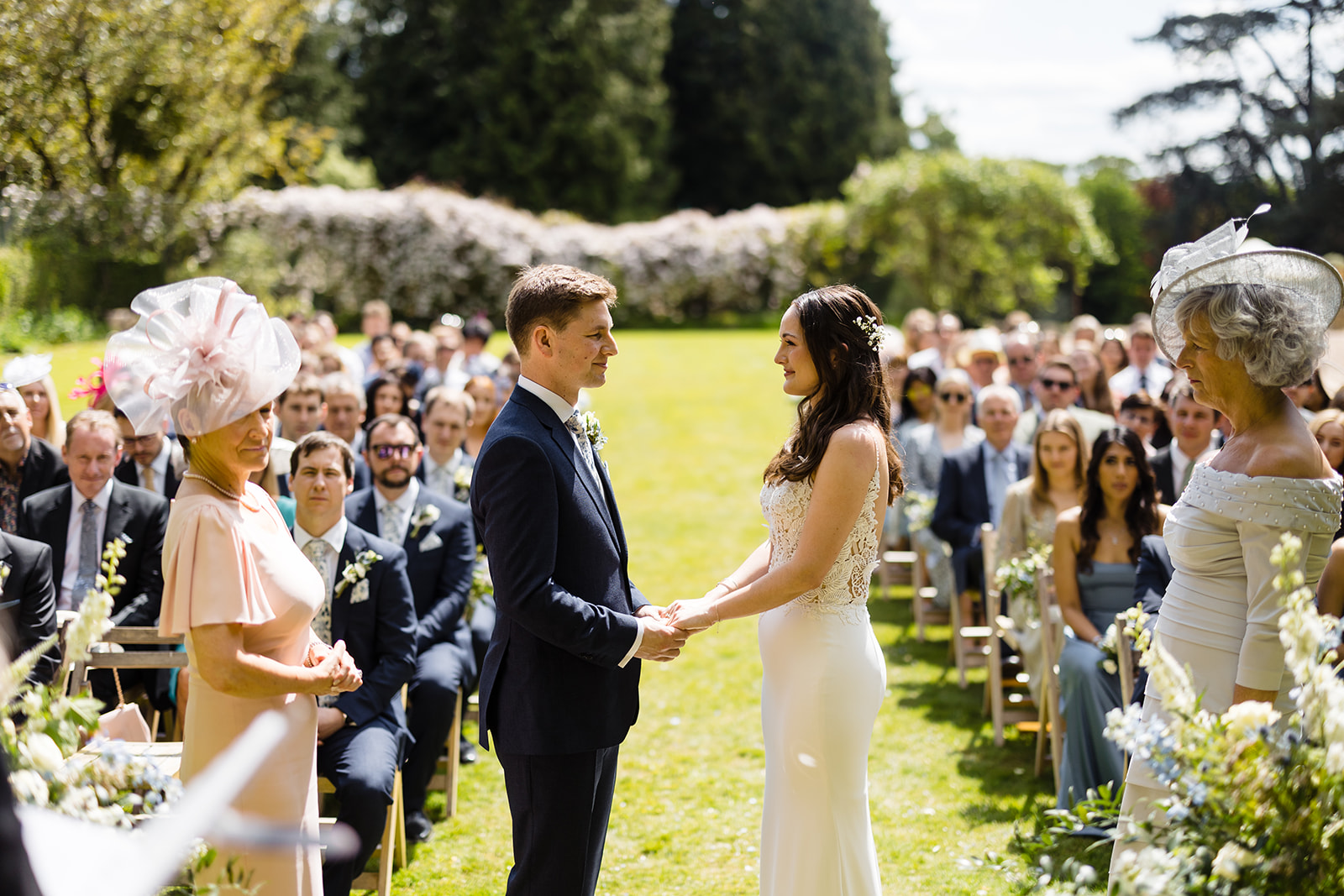 Pennard house outdoor wedding ceremony 