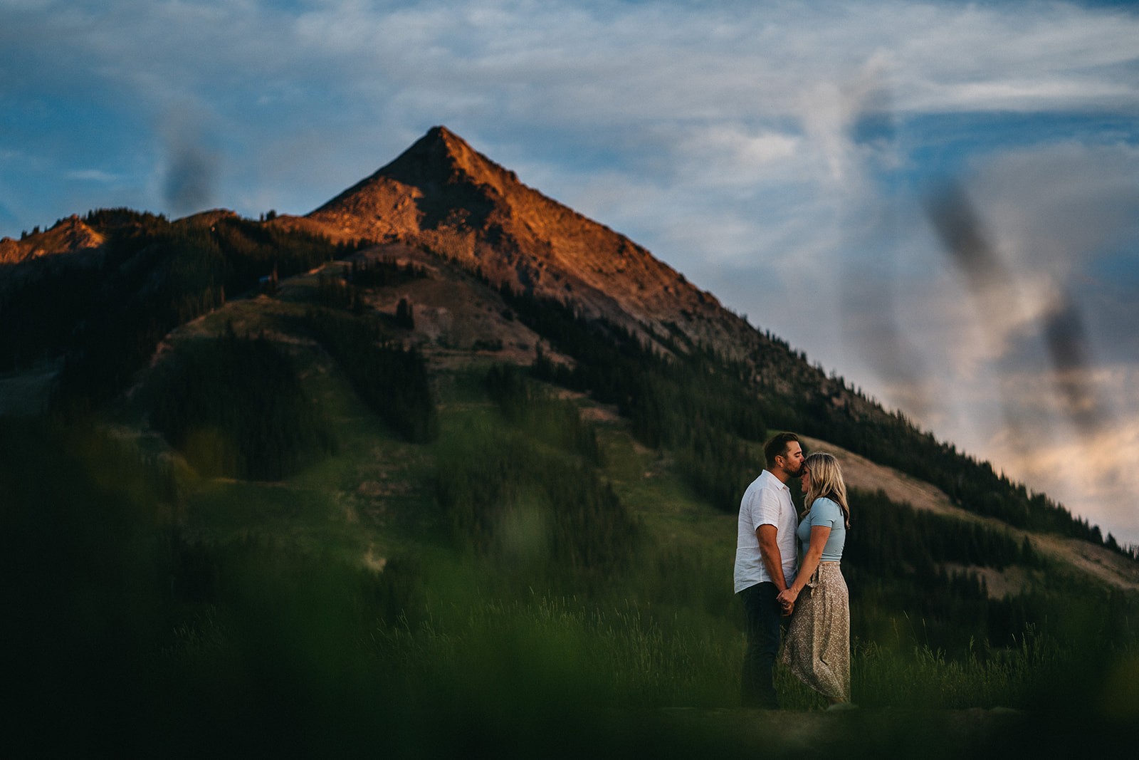 crested butte engagement photos