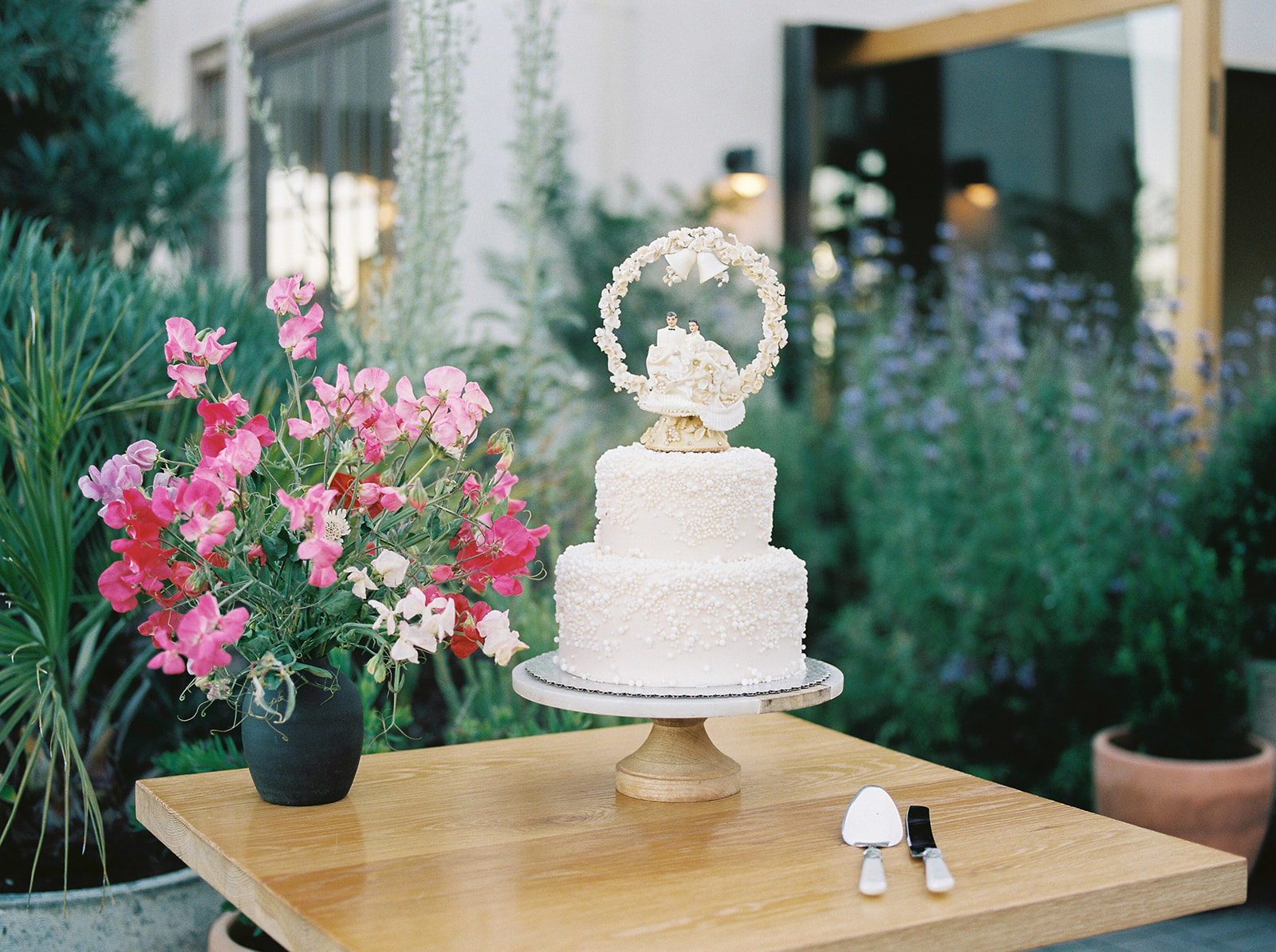 scribe winery wedding  cake