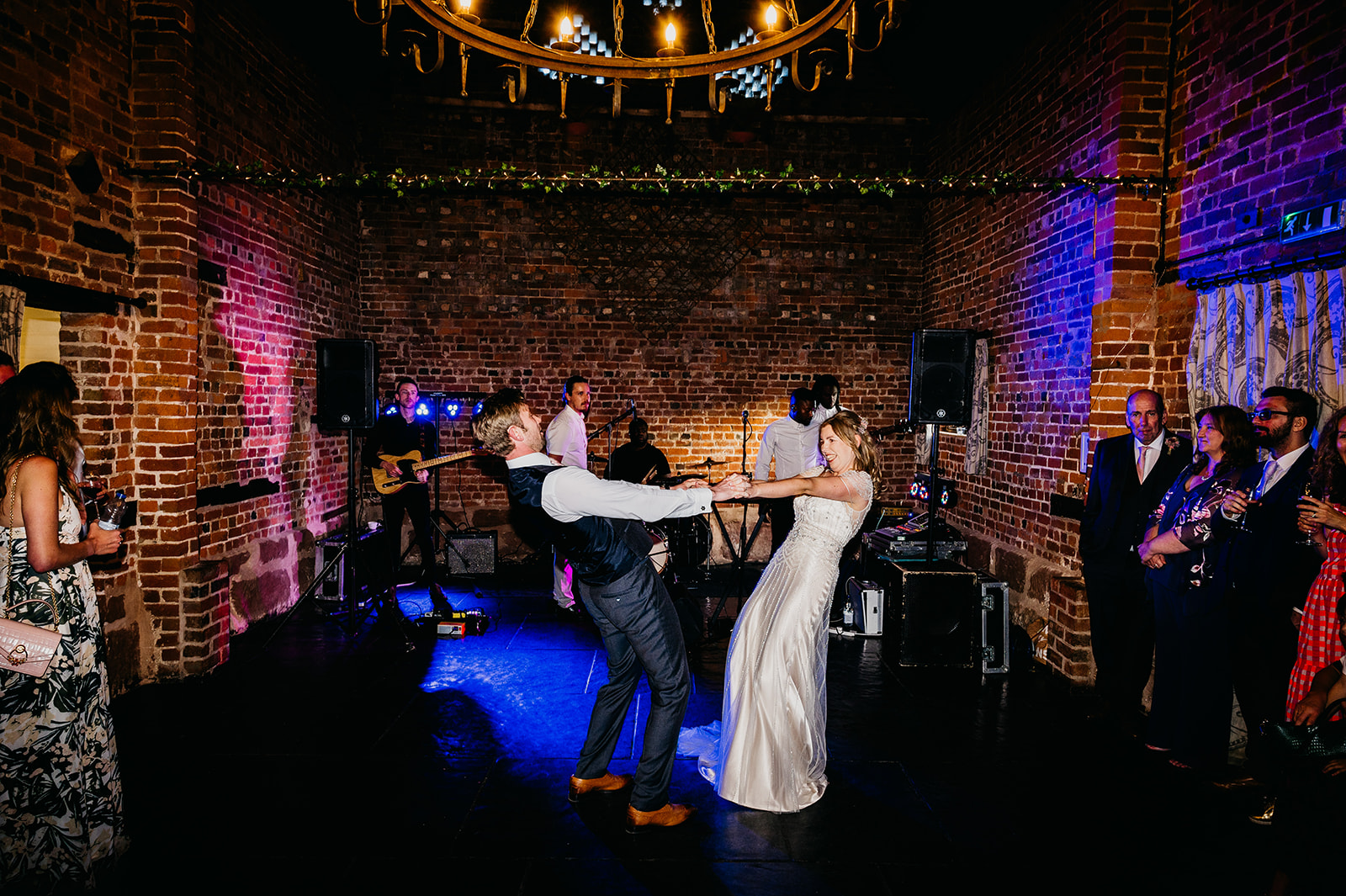 first dance at Curradine barns
