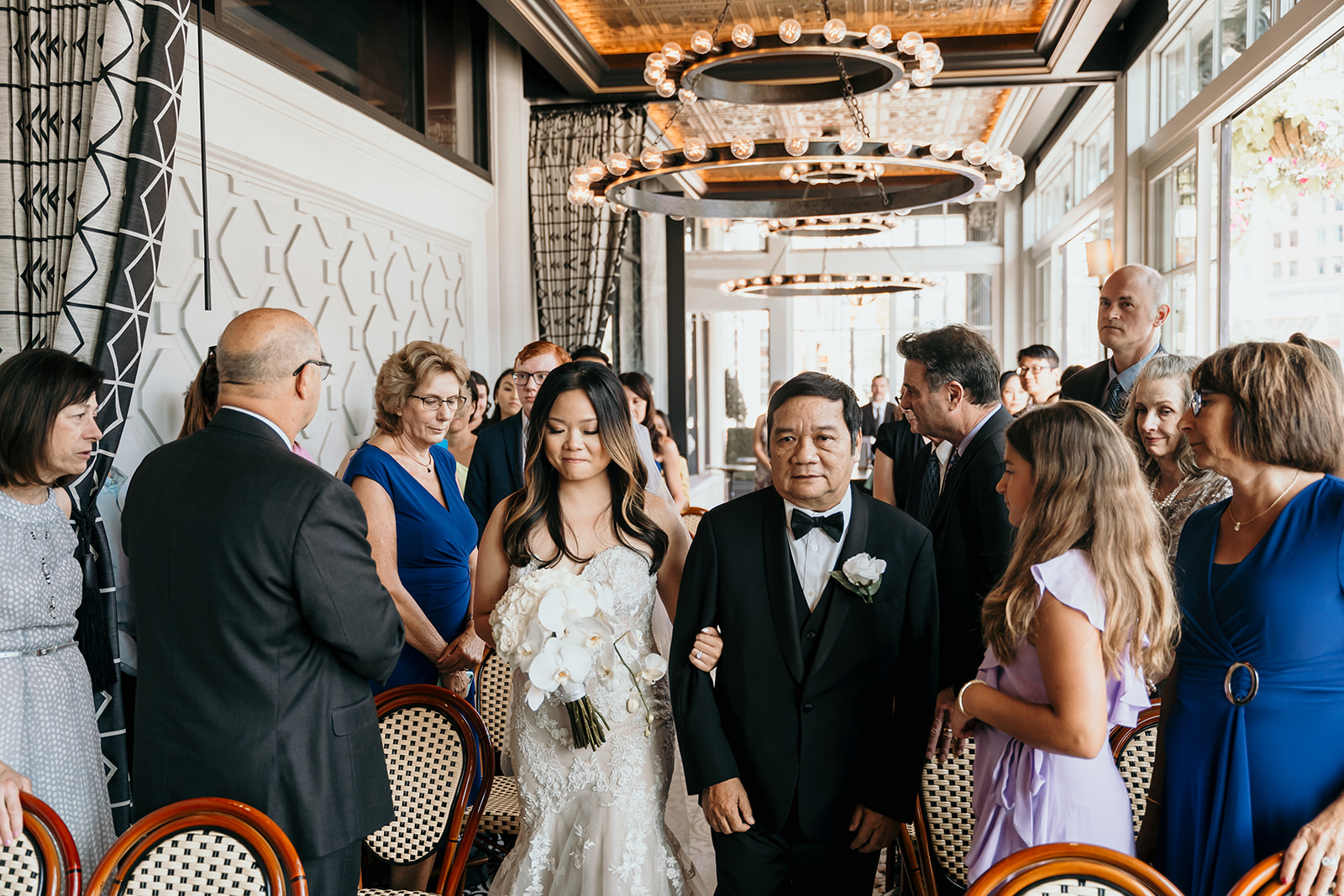 Timeless wedding at the Curtiss Hotel in Buffalo, NY