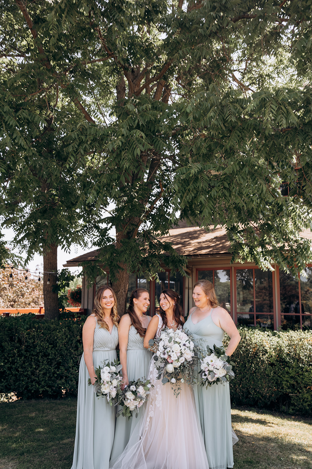 Wedding at the Mill Cobourg bridesmaids portraits