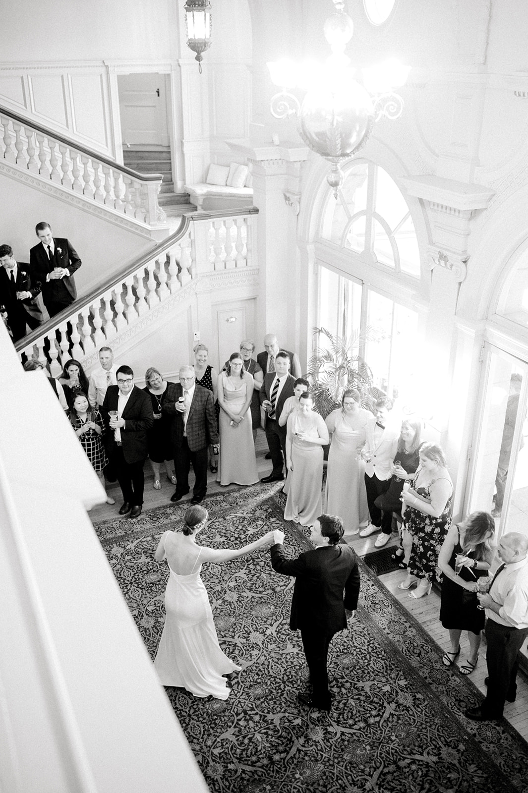 first dance inside the great hall in cairnwood estate 