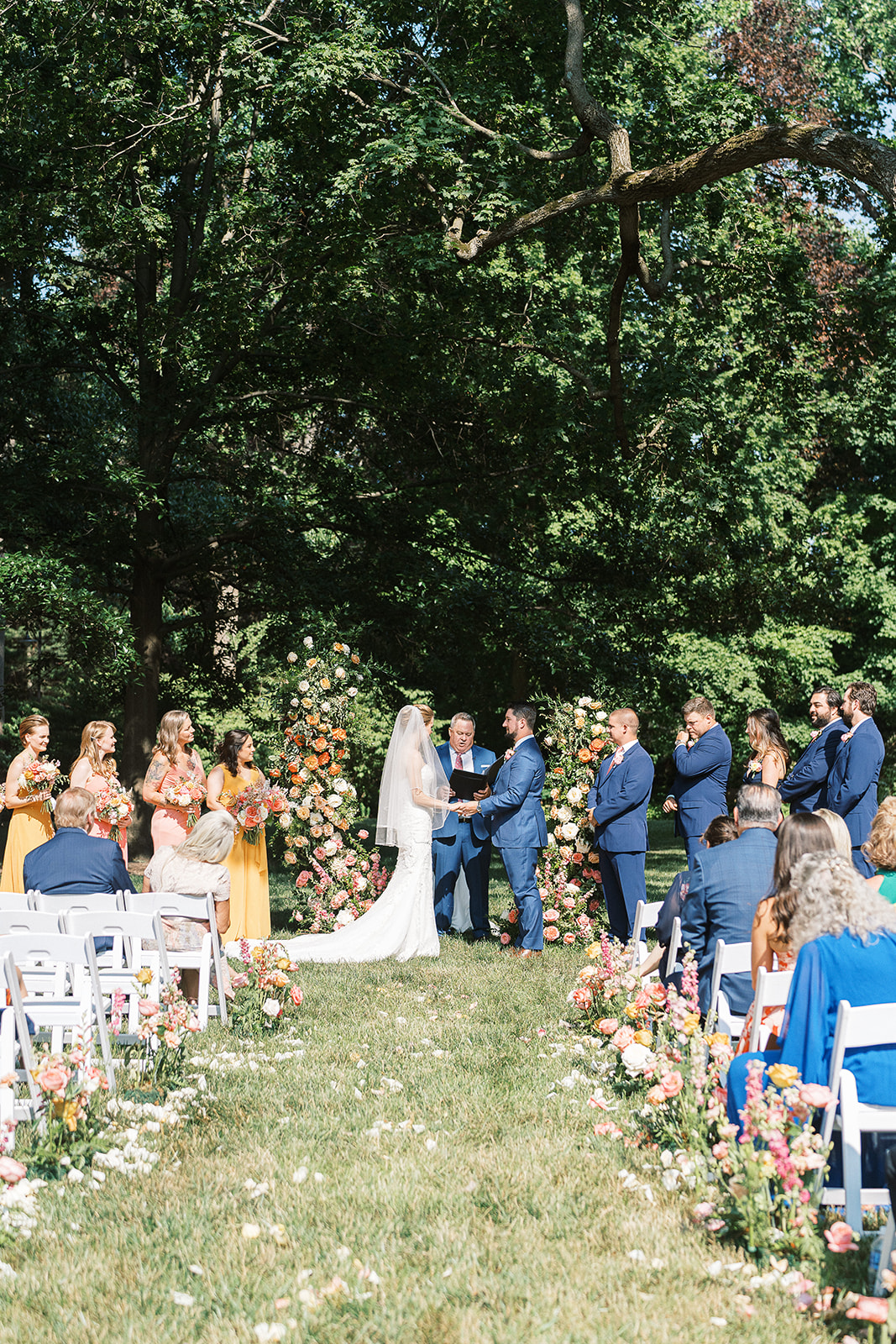 Newfields Garden Wedding Indianapolis