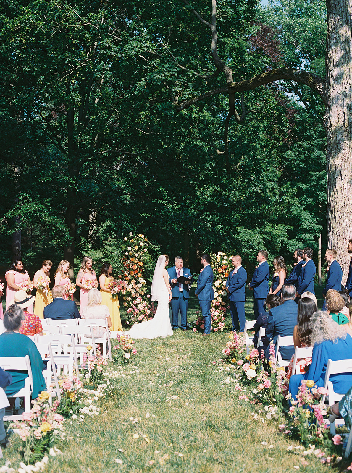 Newfields Garden Wedding Indianapolis