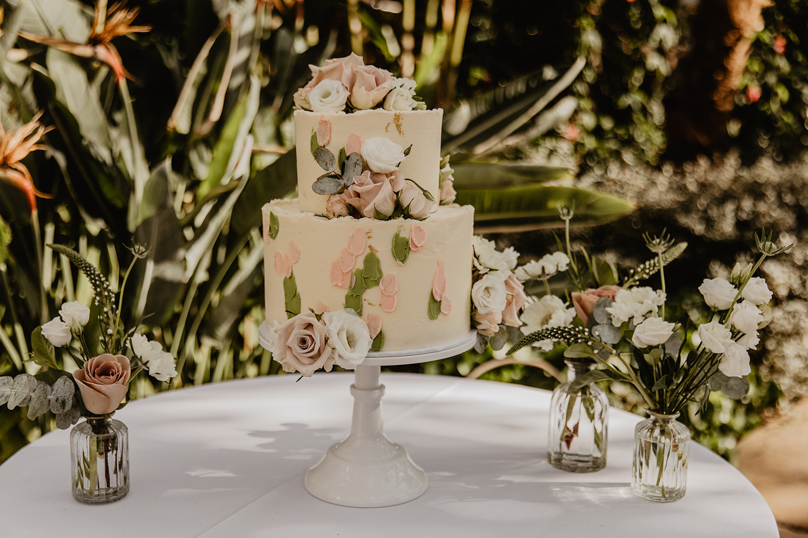 Wedding cake at a RHS Gardens Wisley Wedding. By Olive Joy Photography