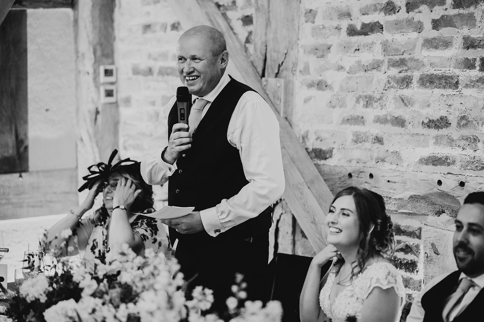 Father of the bride speech at Barns & Yard 