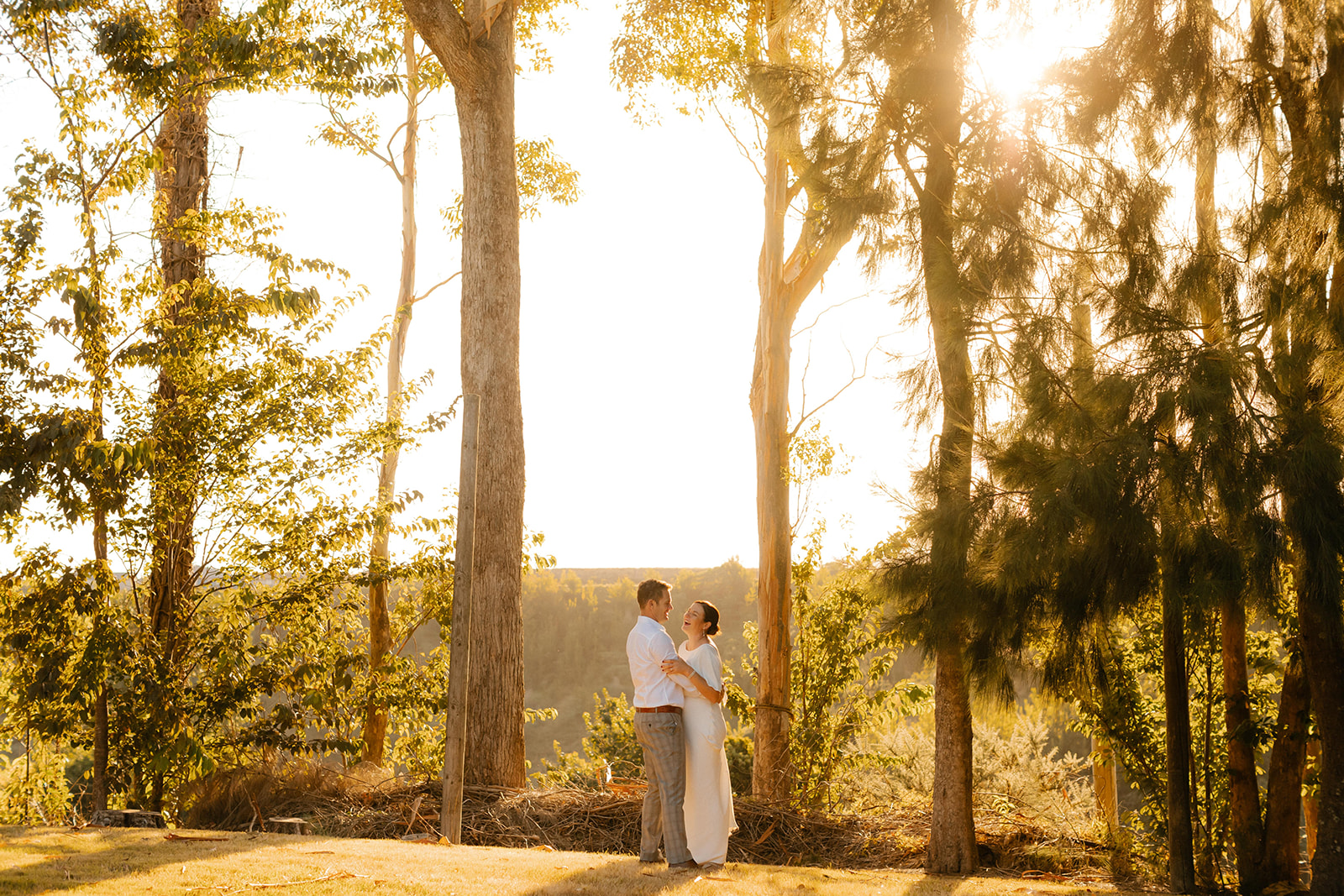 Sunset Wedding Couple in Tauranga