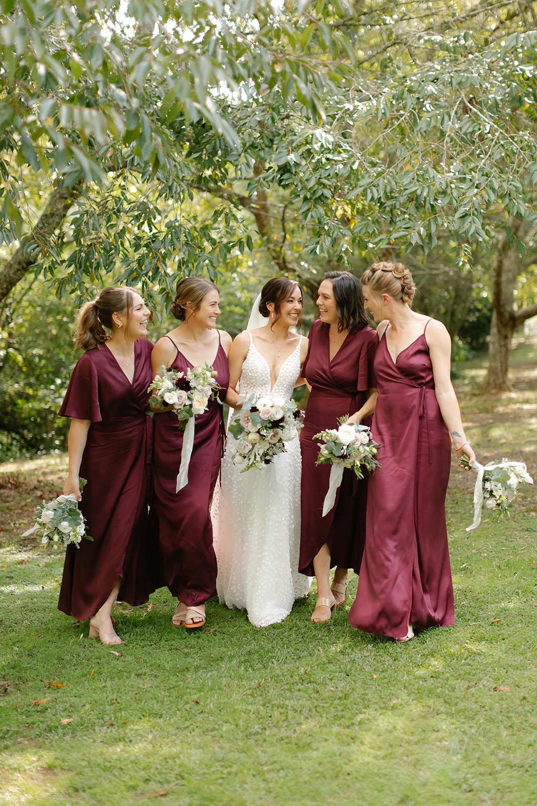 Waihi Waterlily Gardens Wedding Girls