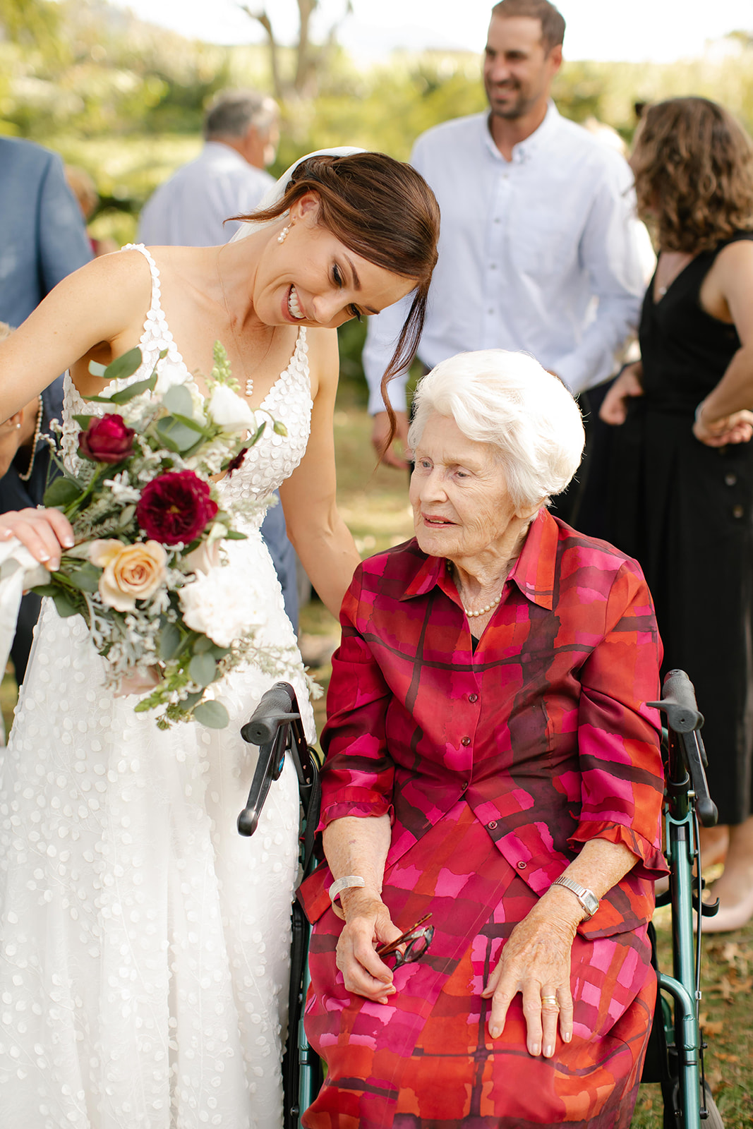Waihi Waterlily Gardens Wedding Grandma
