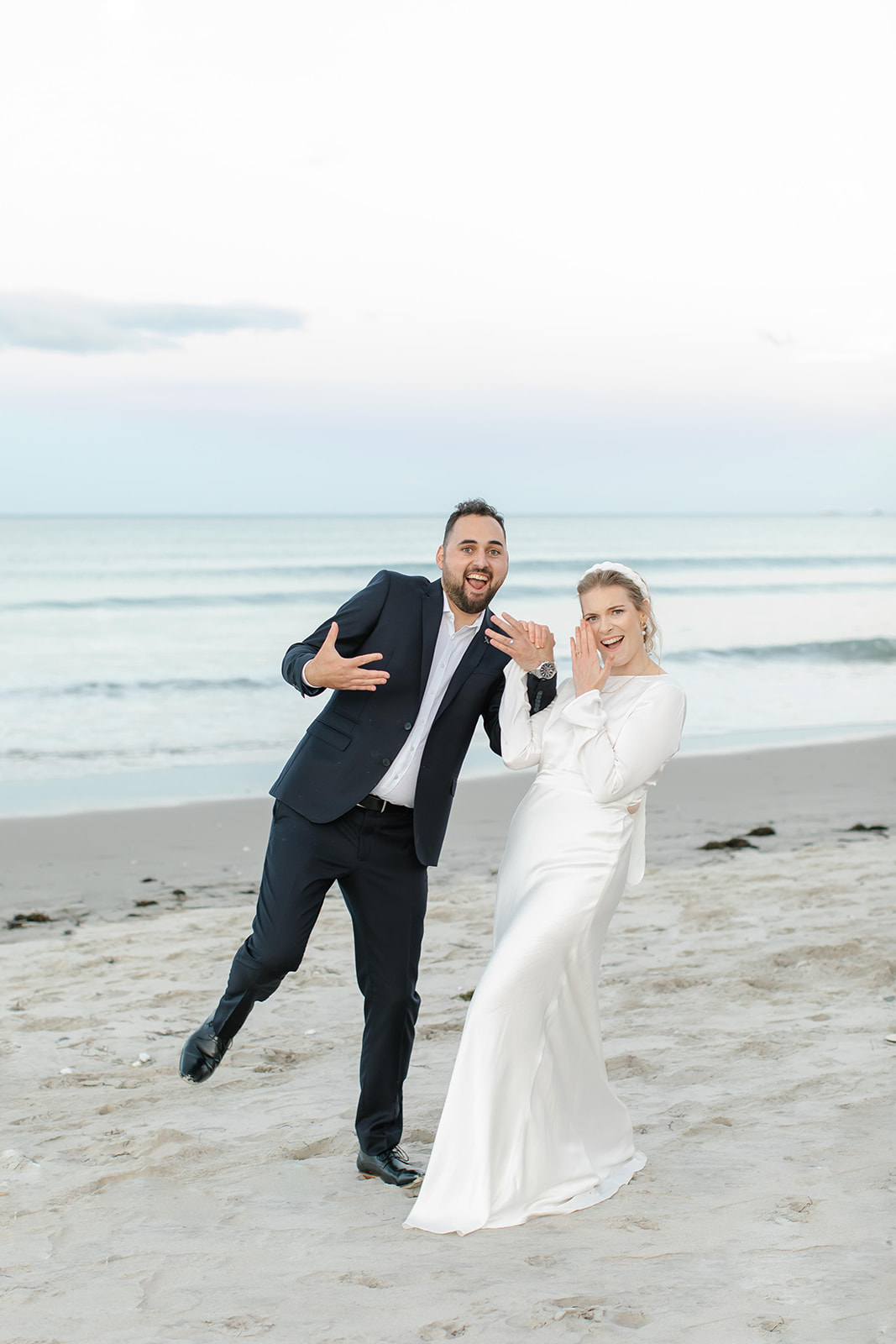 Couple Waihi Beach Wedding 