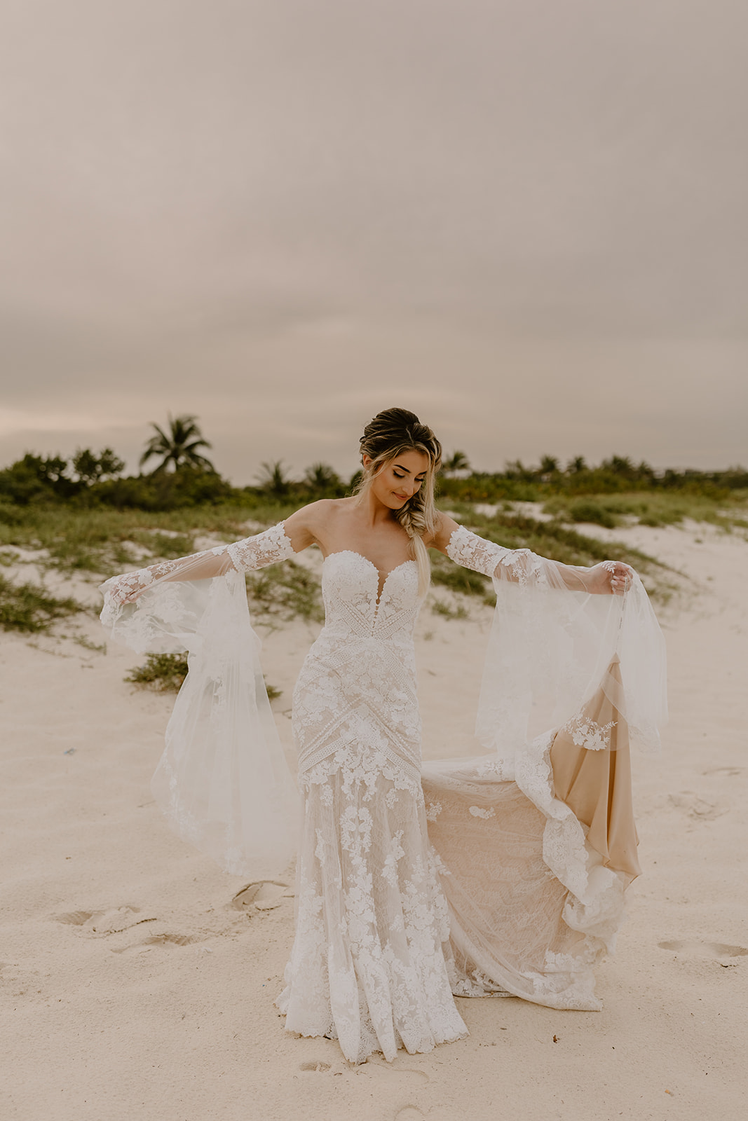 Boho Finest Playa Mujeres wedding photos near Cancun Mexico. 