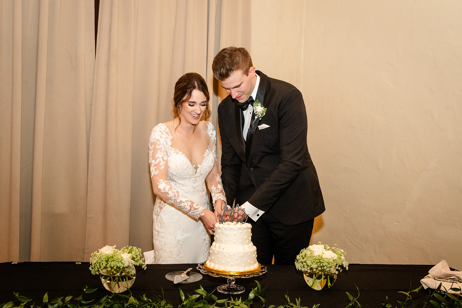 Cake cutting at Hillcrest Country Club