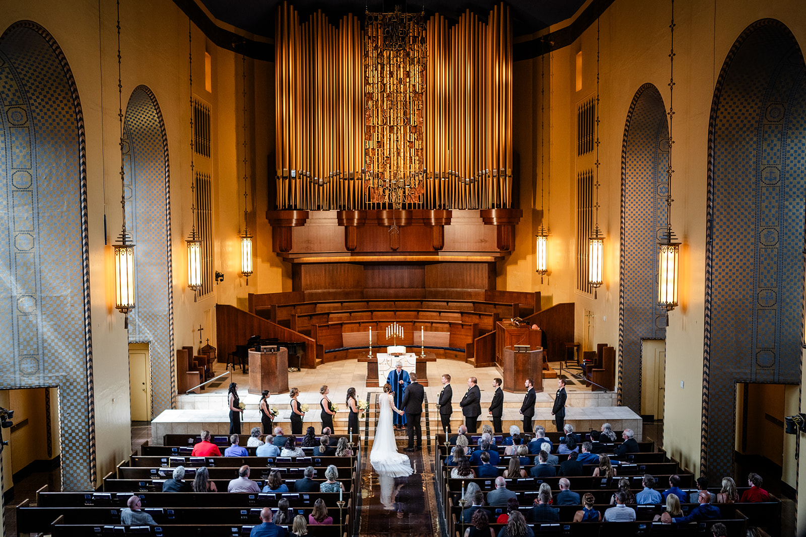 Wedding Ceremony at First Plymouth Church in Lincoln